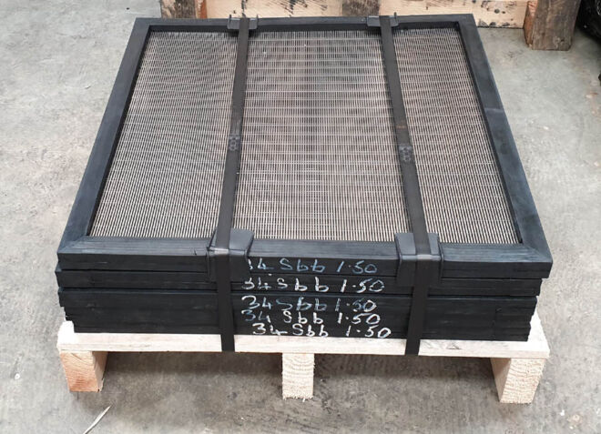High quality rubber screens and sieves