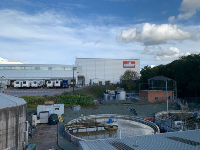 IRS / Internal Rotary Screens at Muller Yogurts in Market Drayton