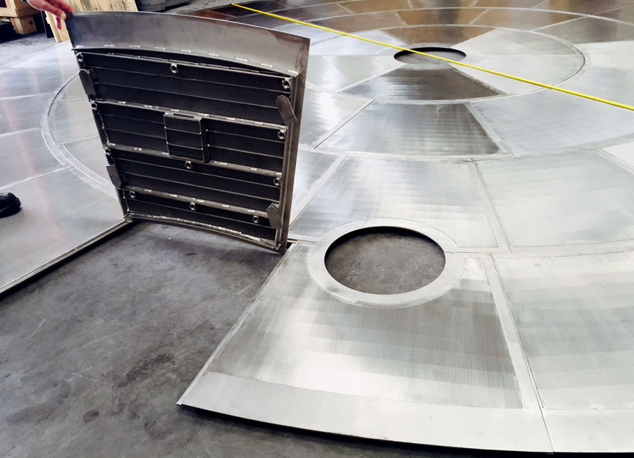 Wedge Wire Mash Tun Floor Screens for optimum brewing performance